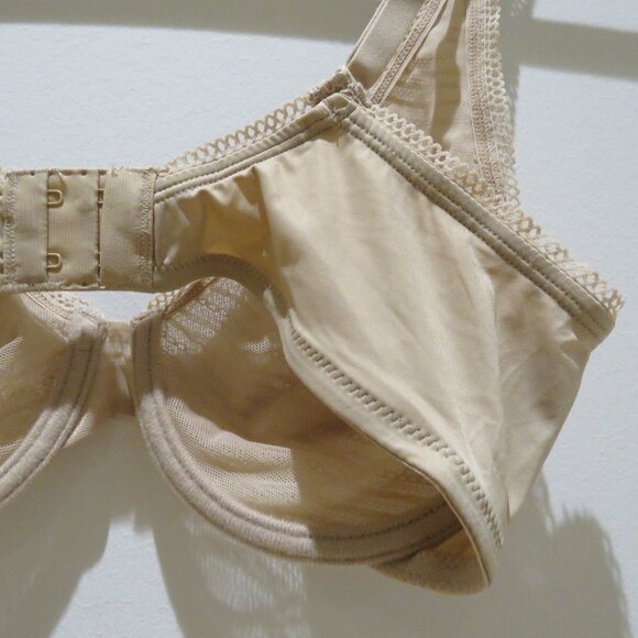 NATORI Revive Full Fit Underwire Bra in Cafe Lace Semi Sheer - Size 34B - Picture 11 of 12